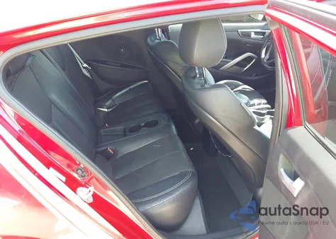 2013 Hyundai Veloster Turbo W/Black z USA, uszkodzony, nr VIN KMHTC6AEXDU172287